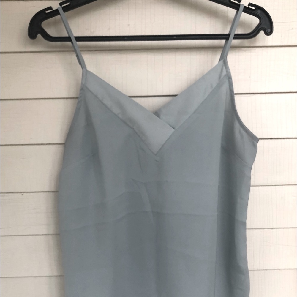 Dynamite Light Blue Spaghetti Strap Blouse